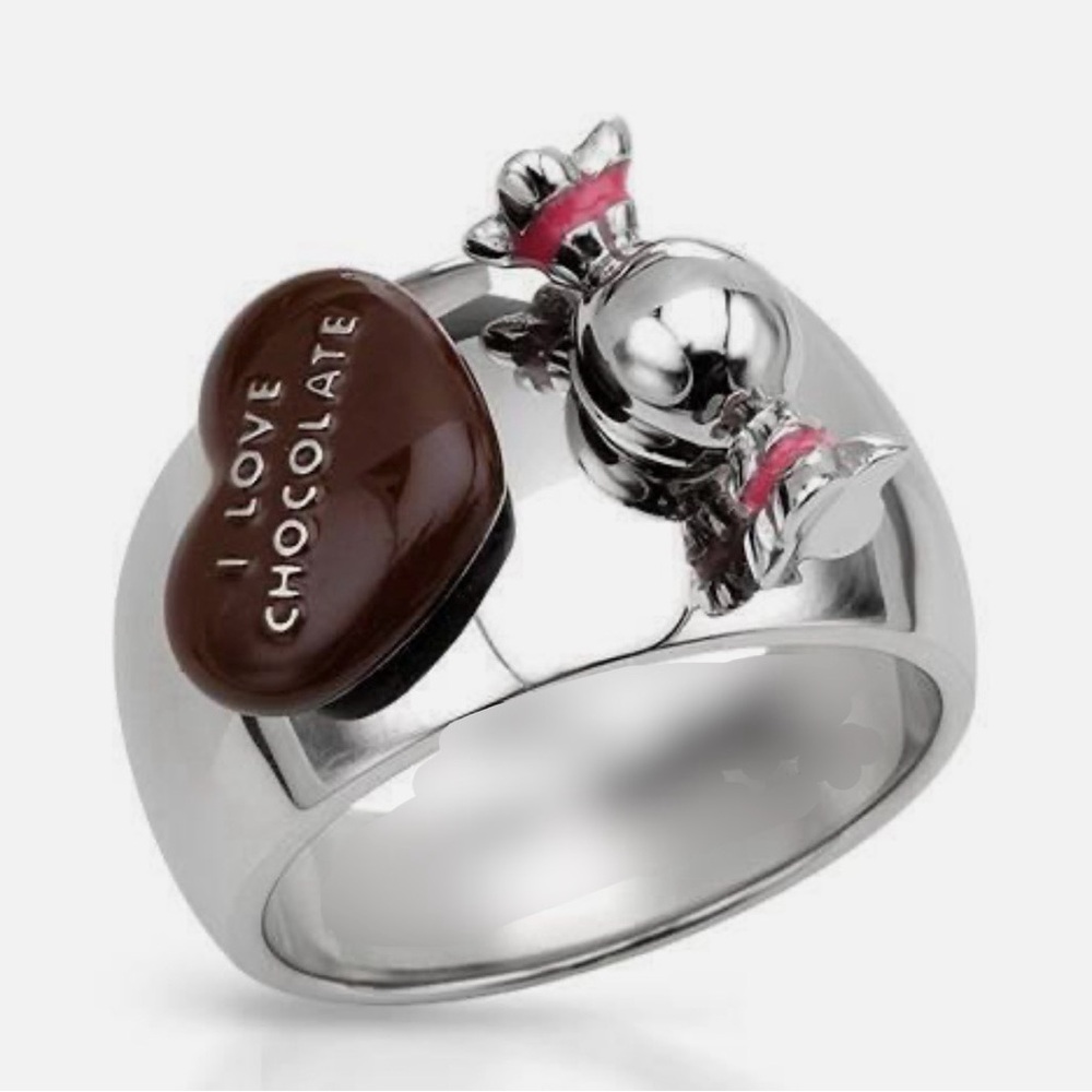 Morellato I love chocolate heart candy vintage ring